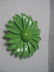 Vintage 1960's Huge Bright Green Daisy/Dahlia Brooch, - 2