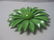 Vintage 1960's Huge Bright Green Daisy/Dahlia Brooch, - 4