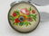 Vintage Floral Bridle Button/Rosette Brooch, 1.5"