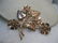 Vintage Sterling Copper Floral Brooch, Matching - 4