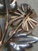 Vintage Sterling Copper Floral Brooch, Matching - 6