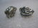 Vintage Sterling Danecraft Leaf Earrings, Screw Back,