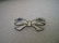 Vintage Sterling Silver Guilloche Victorian Floral Bow