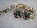 Vintage Van Dell Floral Brooch, 12kt G.F., Blue - 4