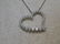 10kt Diamond Heart Pendant, 20" Necklace, 14kt chain, - 5