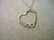 10kt Yellow Gold Open Heart Pendant with 5 Graduated - 4