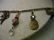 Brassy Gold Tone Charm Necklace, 22", hearts, angels, - 7