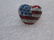 Christopher Radko Enameled USA Flag Heart Brooch/Pin, - 4