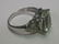 Sterling Silver Large CZ Statement Ring with Heart Side - 3
