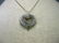 Vintage Sterling Silver Diamond Tiered Heart Pendant, 3
