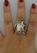 GROOVY Sterling Silver Geometrical Ring Signed SB
