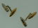 COOL 14k Yellow & White Gold Bullet Cuflinks Circa - 3