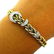 14K Yellow Gold Diamond Bukle Double Twisted Robe Link - 5