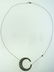 C.1870 ROSECUT DIAMOND SILVER 14K GOLD CRESCENT MOON - 2