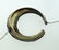 C.1870 ROSECUT DIAMOND SILVER 14K GOLD CRESCENT MOON - 8