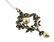 GOLD & SILVER PENDANT WITH DIAMONDS & NATURAL PEARLS - 2