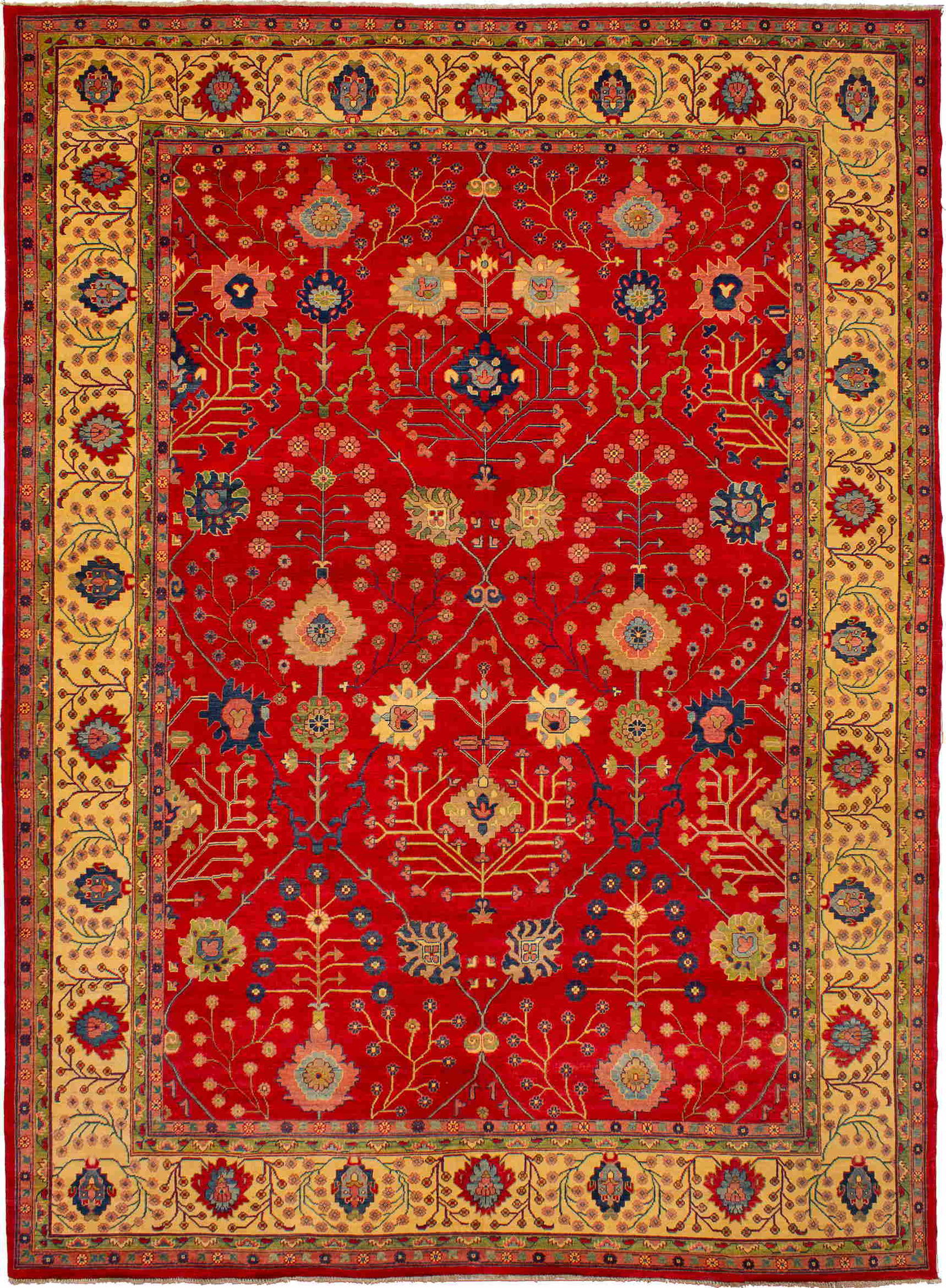 Hand-knotted Finest Gazni Red Wool Rug 10'2" x 13'8" (1 of 4)
