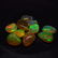 5.24 Ct Natural 10 Drilled Pear Multi-Color Fire Opal