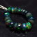 5.00 Ct Natural 21 Drilled Faceted Fire Black Opal