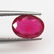 1.33 Ct Natural Mozambique Pinkish Red Ruby Oval Cut