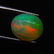 2.94 Ct Natural Ethiopian Multi-Color Fire Opal Oval