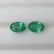 0.91 Ct Natural Zambian Emerald Oval Pair