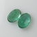 0.91 Ct Natural Zambian Emerald Oval Pair - 2