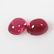 2.77 Ct Natural Red Ruby Oval Pair