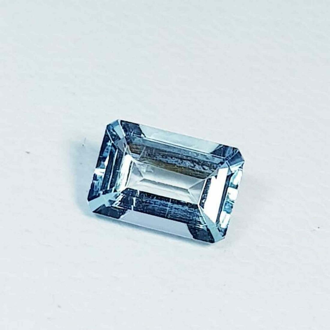 Natural Aquamarine Emerald Cut 0.90 ct (1 of 5)