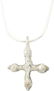 SAXON SILVERED CROSS