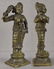 19c Indian bronze SHRUTAKIRTI wife of Shatrughna - 2