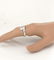 LADIES 18k WHITE GOLD 1 1/2ct BAGUETTE DIAMOND WRAP - 6