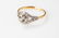 18K and plat French tourbillon diamond ring