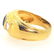 14.76 g 18K Yellow Gold BlueSapphire Diamond Ring - 3