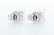 14 k. White gold - Earrings Princess Diamond -0.73CTW - 5