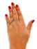Emerald, Blue Sapphire, Ruby, Diamonds, 18 Karat Gold - 4