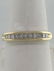 LADIES 14K YELLOW GOLD 3/4ct PRINCESS CUT DIAMOND