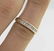 LADIES 14K YELLOW GOLD 3/4ct PRINCESS CUT DIAMOND - 4