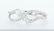 14K White gold ring 0.59CTW