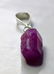Natural & unheated~ Pink Ruby Pendant With Silver Cap - 10