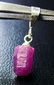 Natural & unheated~ Pink Ruby Pendant With Silver Cap - 3