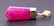 Natural ~ Pink Ruby Pendant With Silver Cap (Gladd