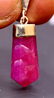 Natural ~ Pink Ruby Pendant With Silver Cap (Gladd - 4