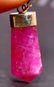 Natural ~ Pink Ruby Pendant With Silver Cap (Gladd - 5