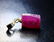 Natural & unheated~ Pink Ruby Pendant With Silver Cap - 9