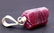 Natural & unheated~ Pink Ruby Pendant With Silver Cap - 4