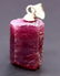 Natural & unheated~ Pink Ruby Pendant With Silver Cap - 5