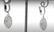 14 kt. White gold - Earrings Diamond -1.29CTW - 2