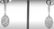 14 kt. White gold - Earrings Diamond -1.29CTW - 3