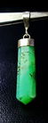 Natural & unheated~ Green Chrysoprase Pendant With - 3